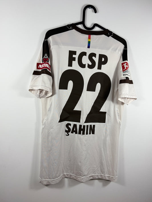 FC Sankt Pauli 2018/2019 Heimtrikot - M - #22 Sahin (Matchworn mit Zertifikat)