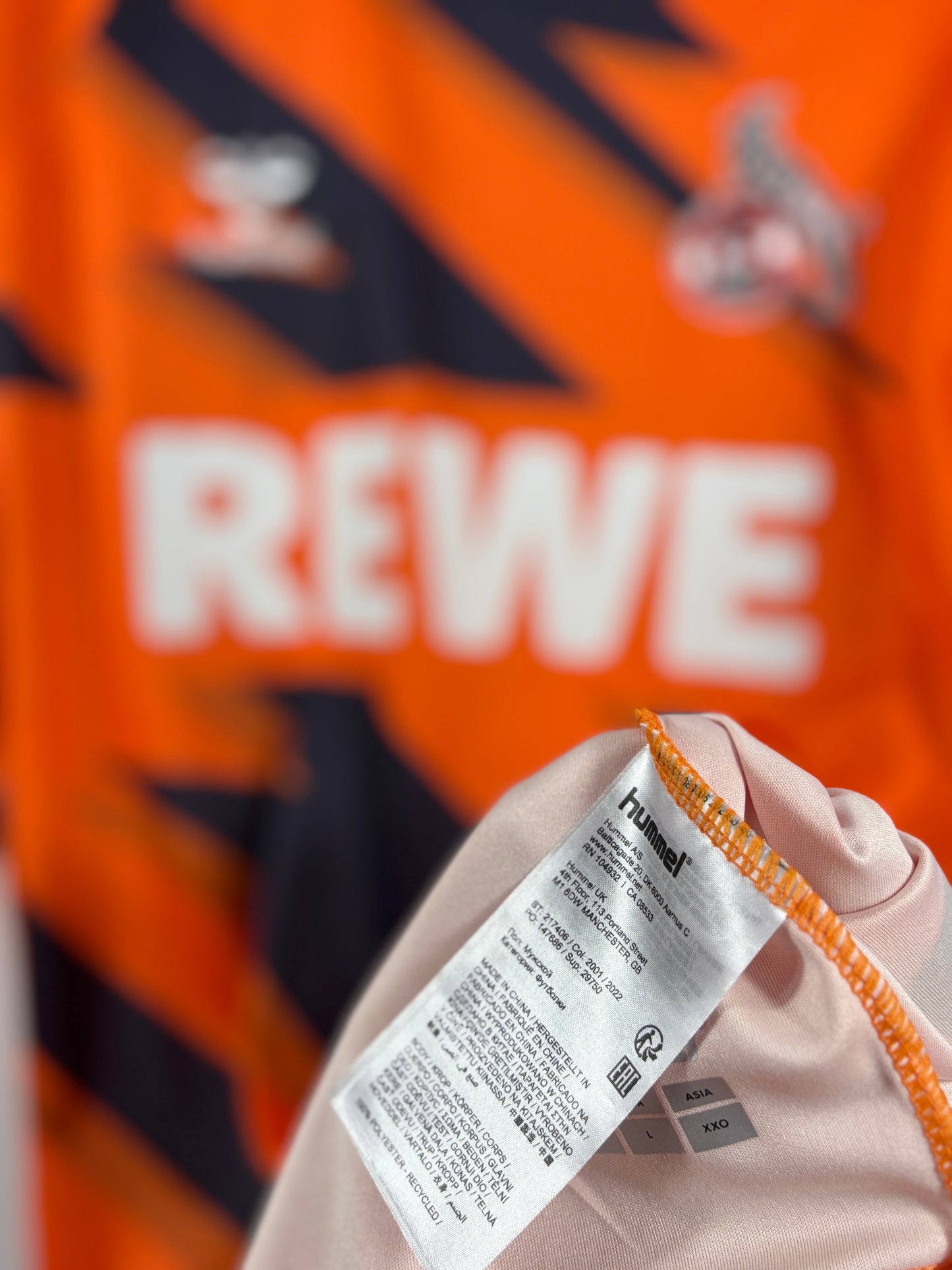 1. FC Köln 2022/2023 Torwarttrikot Rewe – XL - #1 Horn (Matchprepared)