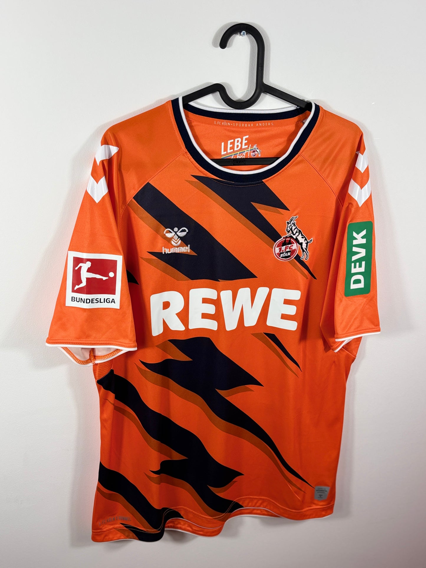 1. FC Köln 2022/2023 Torwarttrikot Rewe – XL - #1 Horn (Matchprepared)
