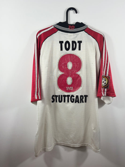 VfB Stuttgart 1996/1997 Heimtrikot - XL - #8 Todt