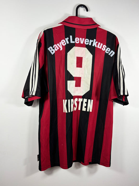 Bayer 04 Leverkusen 2001/2002 Heimtrikot - L - #9 Kirsten