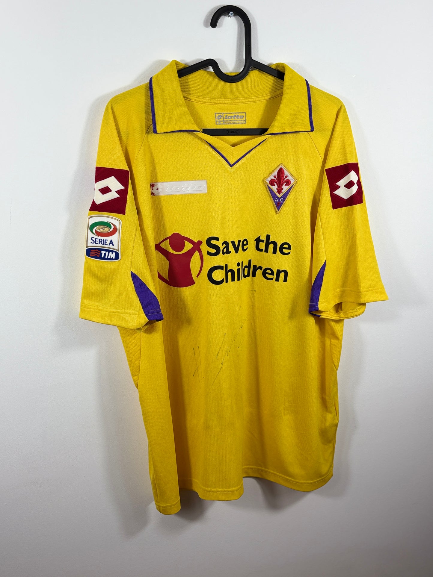 ACF Fiorentina 2010/2011 Ausweichtrikot – XL - #27 Seferovic (signiert)
